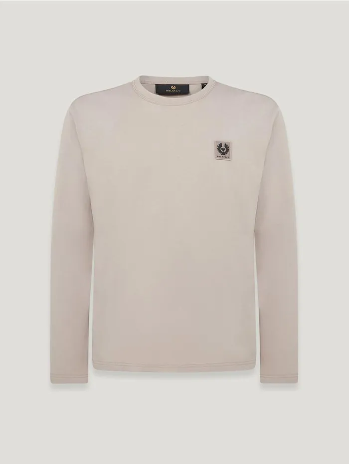 TShirts Men Belstaff Belstaff Long Sleeved TShirt Pumice