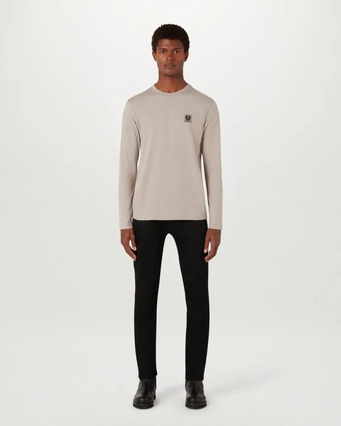 TShirts Men Belstaff Belstaff Long Sleeved TShirt Pumice