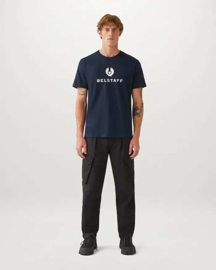 TShirts Men Belstaff Belstaff Signature TShirt Dark Ink TShirts Men Belstaff Belstaff Signature TShirt Dark Ink