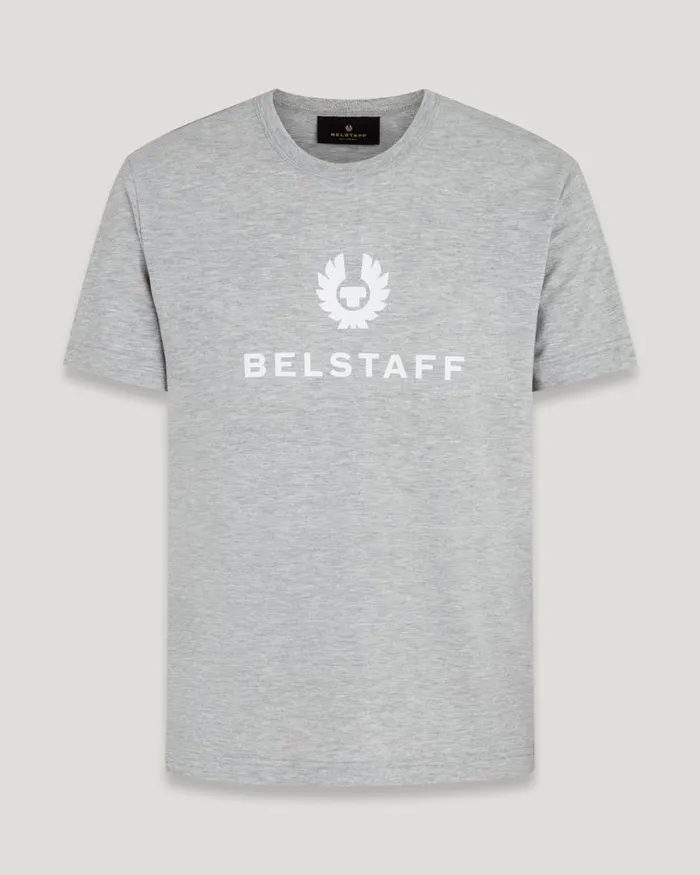 TShirts Men Belstaff Belstaff Signature TShirt Old Silver Heather
