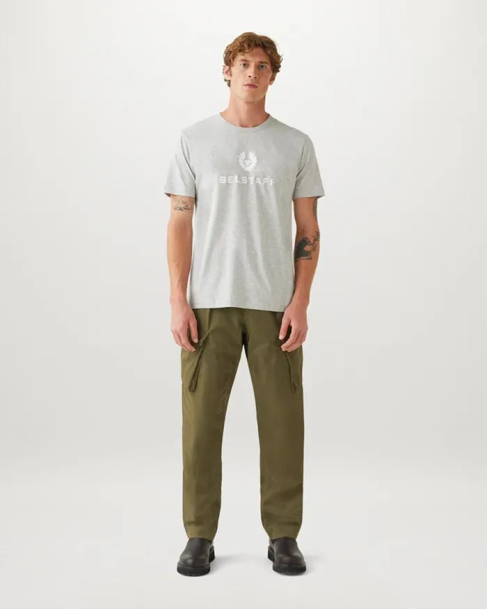 TShirts Men Belstaff Belstaff Signature TShirt Old Silver Heather
