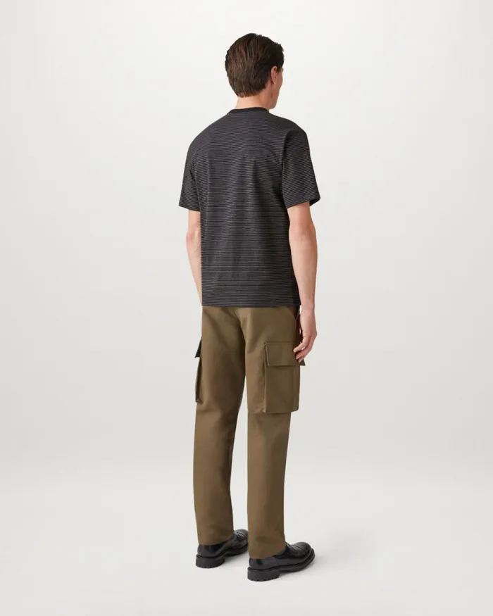 TShirts Men Belstaff Drum TShirt Black Charcoal