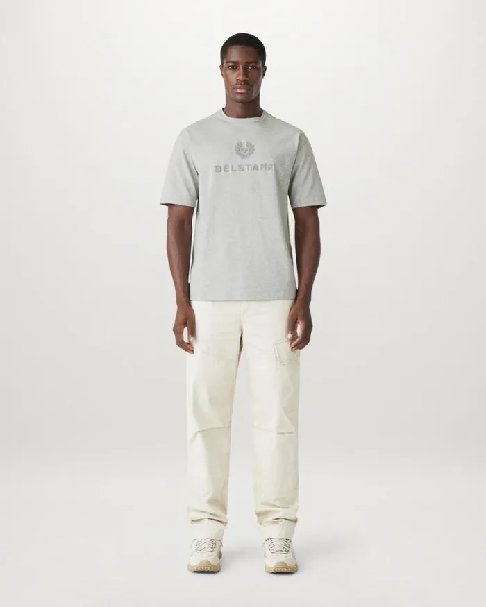TShirts Men Belstaff Varsity TShirt Old Silver Heather TShirts Men Belstaff Varsity TShirt Old Silver Heather