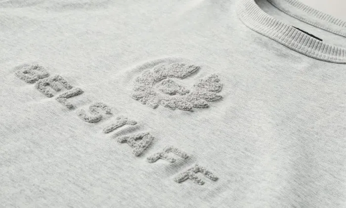 TShirts Men Belstaff Varsity TShirt Old Silver Heather TShirts Men Belstaff Varsity TShirt Old Silver Heather