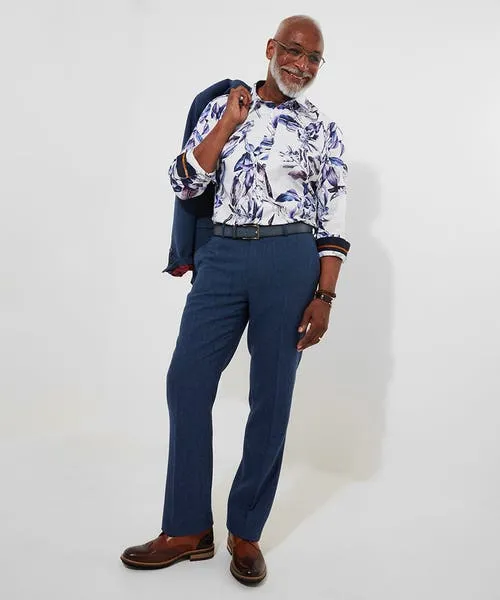 Tailoring Apparel Joebrowns Fantastic Floral Shirt Purple Tailoring Apparel Joebrowns Fantastic Floral Shirt Purple