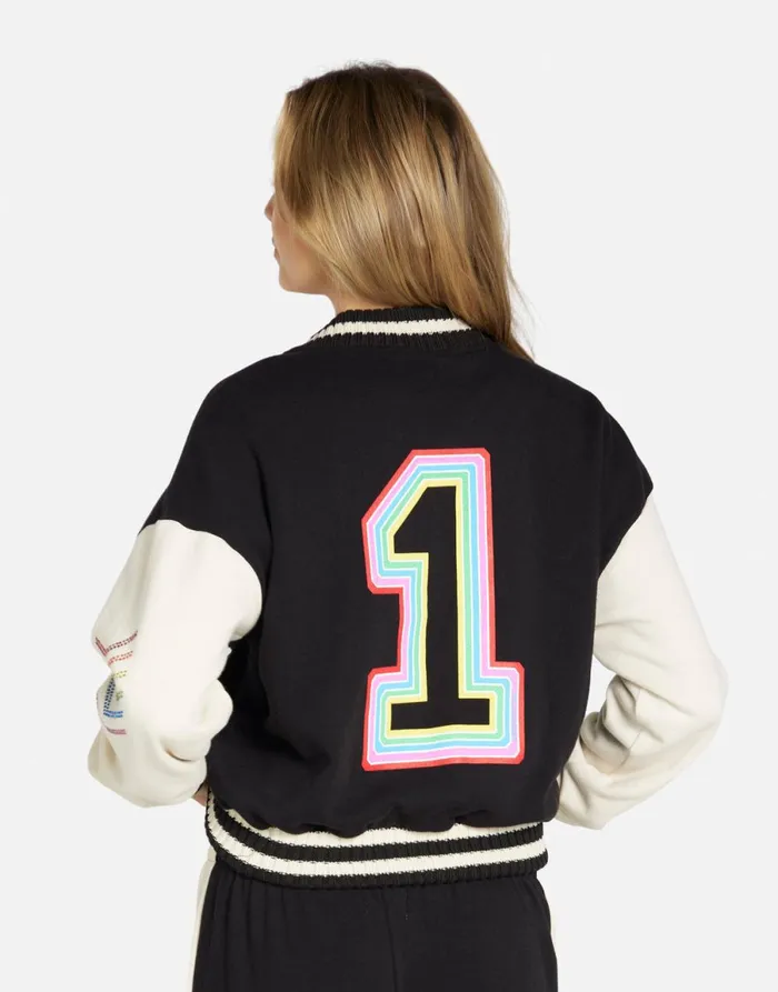 Taissa 1 Love Rainbow Lip Blackbone Women039s Lauren Moshi Jackets