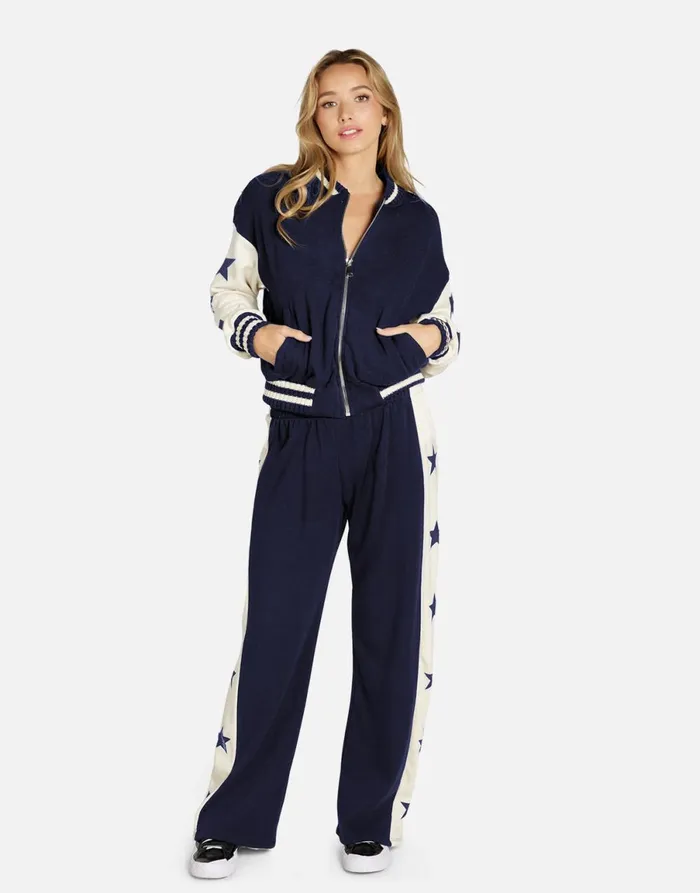 Taissa Stars Navy Bone Women039s Lauren Moshi Jackets