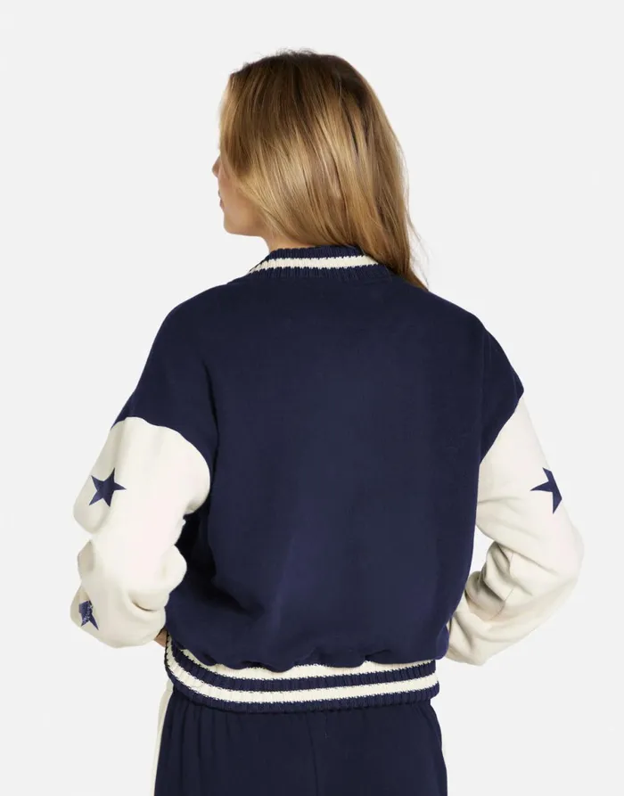 Taissa Stars Navy Bone Women039s Lauren Moshi Jackets