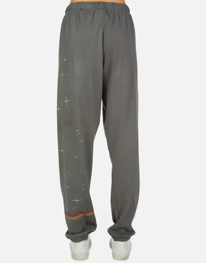 Tanzy ZZ Top Eliminator Vintage Onyx Women039s Lauren Moshi Long Sweatpants