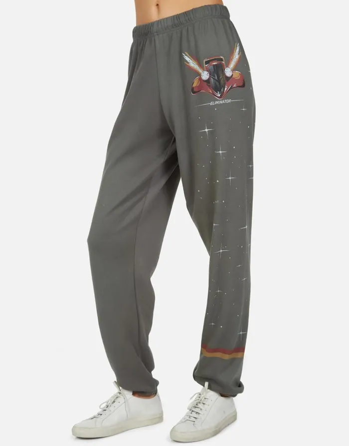 Tanzy ZZ Top Eliminator Vintage Onyx Women039s Lauren Moshi Long Sweatpants