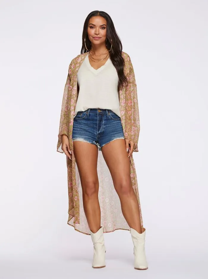 Tees Clothing Jessica Simpson Amory Tee In Parchment