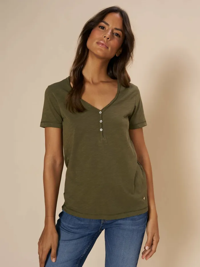 Tees MMAstin Basic Tee Burnt Olive MOS MOSH Women