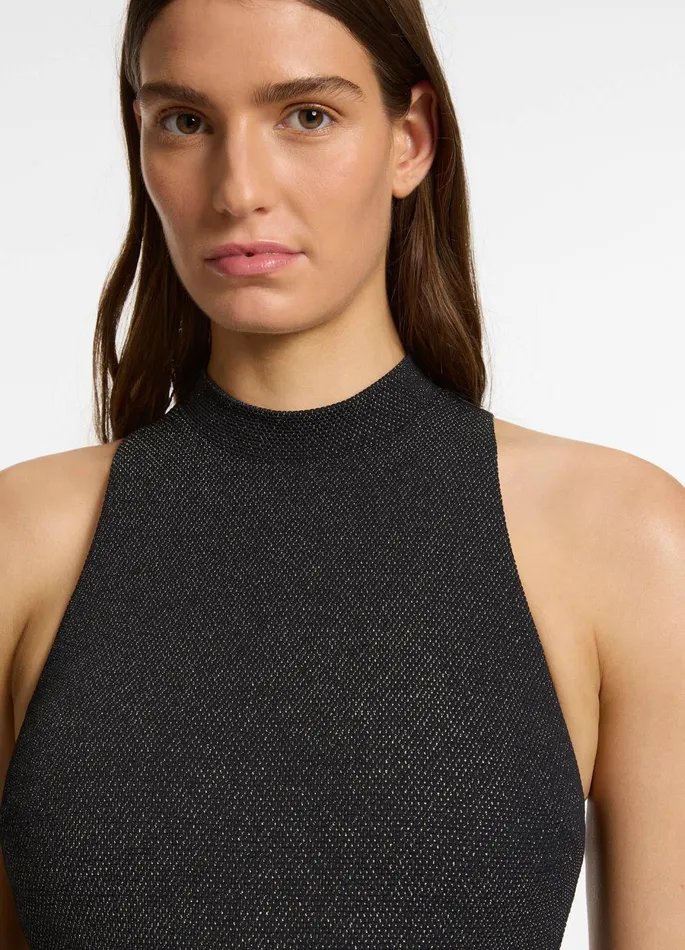 Tirari Nights High Neck One Piece Black Women JETS Australia High Neck One Piece