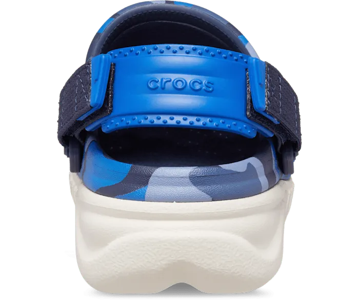 Toddler Duet Max Camo Redux Clog Navy Stucco Kids Crocs Clogs