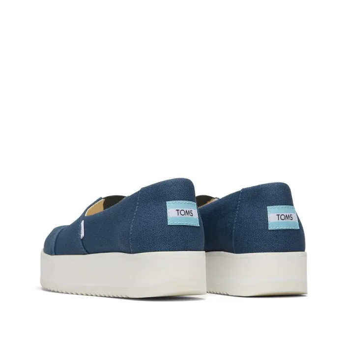 Toms Alpargatas Alpargata Midform Espadrille Majolica Blue 8211 Women
