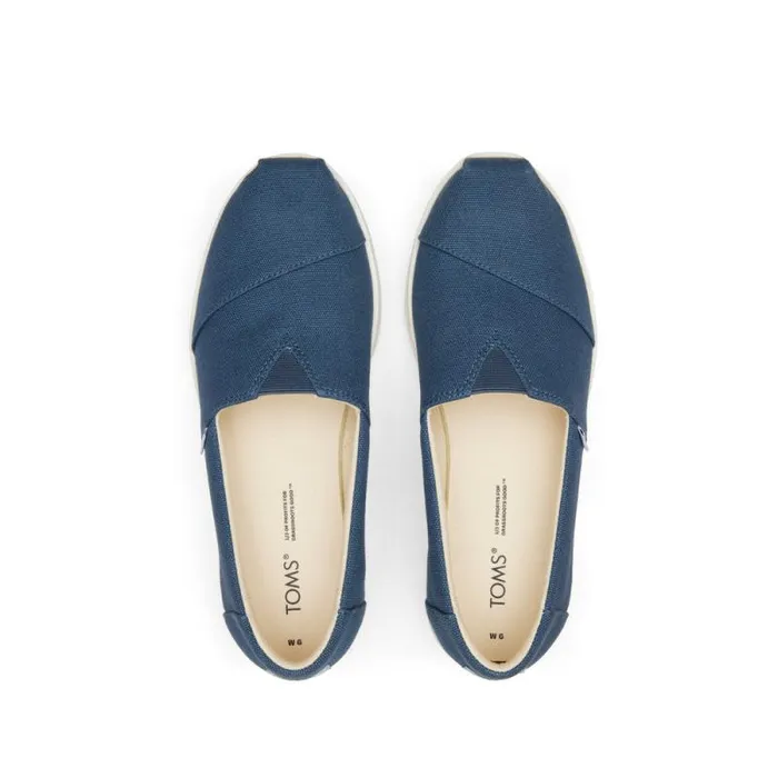Toms Alpargatas Alpargata Midform Espadrille Majolica Blue 8211 Women