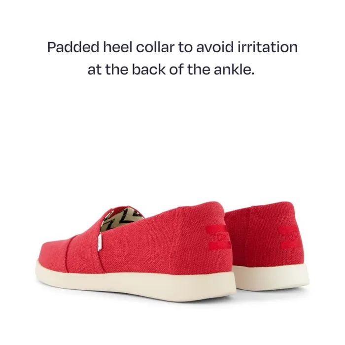 Toms Alpargatas Alpargata Plus Red Heritage Canvas 8211 Women