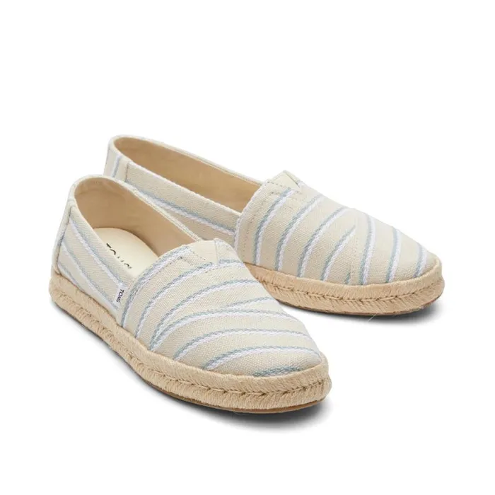 Toms Alpargatas Alpargata Rope 20 Espadrille Stripes Fog 8211 Women Toms Alpargatas Alpargata Rope 20 Espadrille Stripes Fog 8211 Women