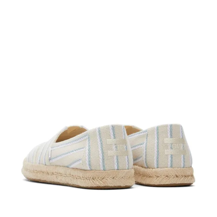 Toms Alpargatas Alpargata Rope 20 Espadrille Stripes Fog 8211 Women Toms Alpargatas Alpargata Rope 20 Espadrille Stripes Fog 8211 Women