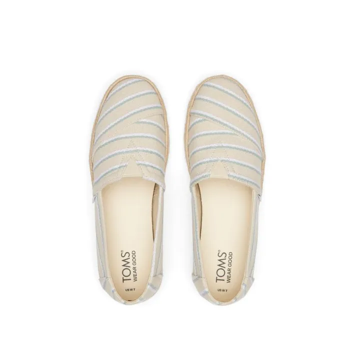 Toms Alpargatas Alpargata Rope 20 Espadrille Stripes Fog 8211 Women Toms Alpargatas Alpargata Rope 20 Espadrille Stripes Fog 8211 Women