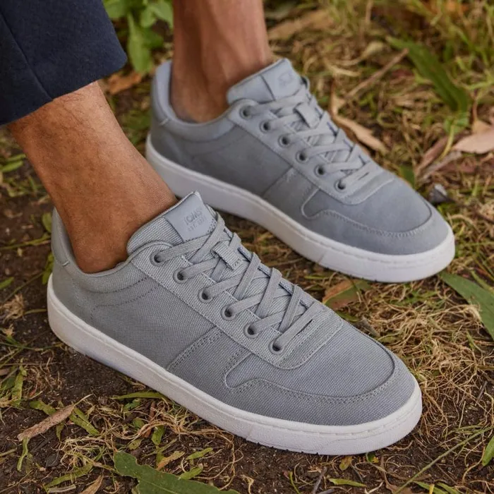 Toms Dress Casual TRVL LITE Court Sneaker Ultimate Grey Heritage Canvas 8211 Men Toms Dress Casual TRVL LITE Court Sneaker Ultimate Grey Heritage Canvas 8211 Men