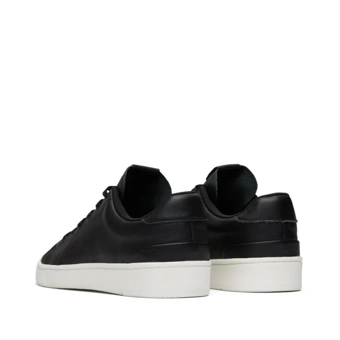 Toms Dress Casual TRVL LITE LaceUp Sneaker Black Leather 8211 Men