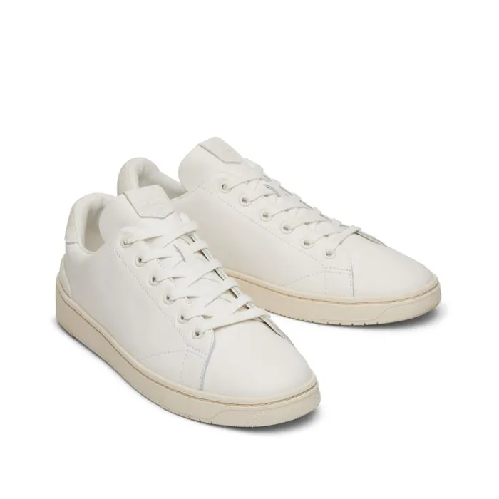 Toms Dress Casual TRVL LITE LaceUp Sneaker Porcelain Leather 8211 Men