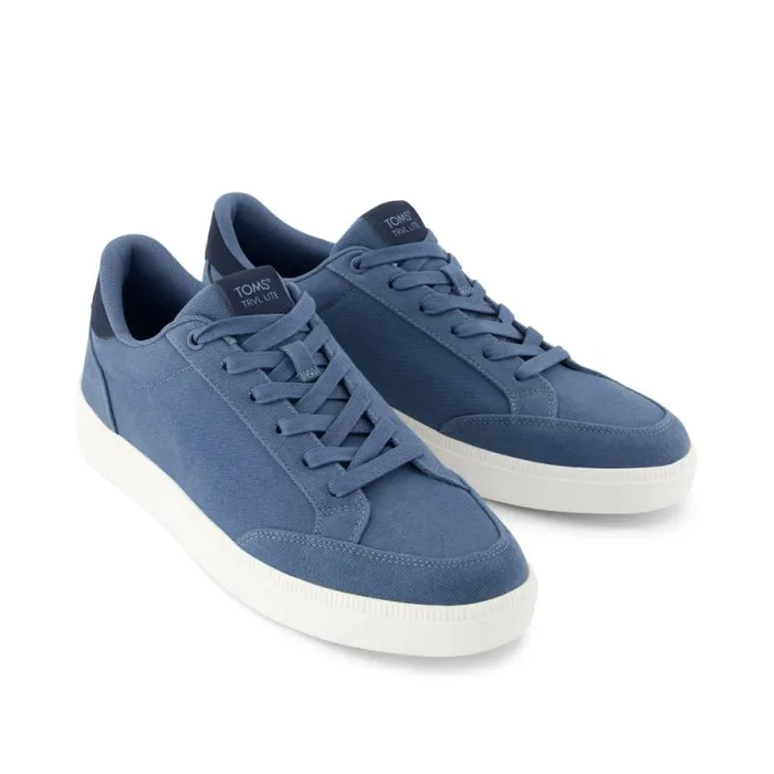 Toms Dress Casual TRVL LITE Rio Twill Sneaker Slate Blue Vintage Twill 8211 Men Toms Dress Casual TRVL LITE Rio Twill Sneaker Slate Blue Vintage Twill 8211 Men