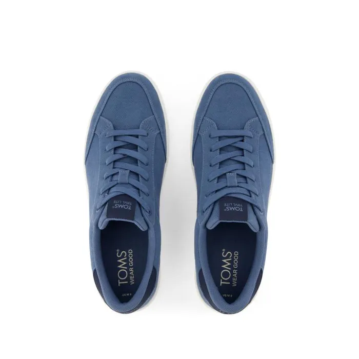 Toms Dress Casual TRVL LITE Rio Twill Sneaker Slate Blue Vintage Twill 8211 Men Toms Dress Casual TRVL LITE Rio Twill Sneaker Slate Blue Vintage Twill 8211 Men