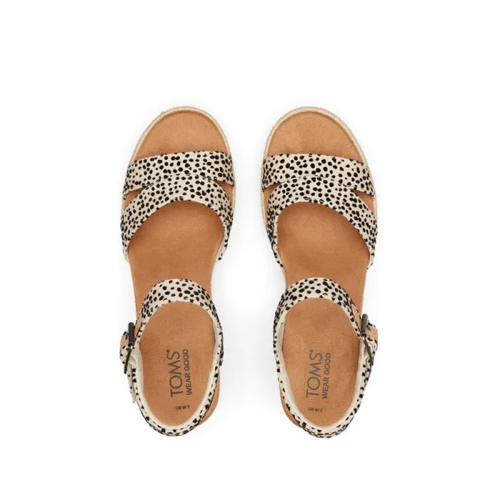 Toms Espadrilles Audrey Wedge Sandal Mini Cheetah 8211 Women Toms Espadrilles Audrey Wedge Sandal Mini Cheetah 8211 Women