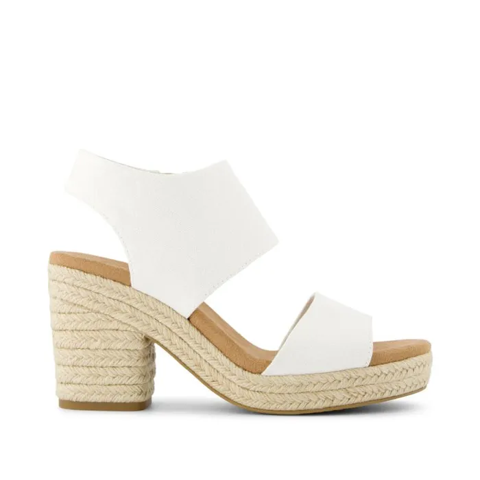 Toms Espadrilles Majorca Rope Platform Sandal White Canvas 8211 Women