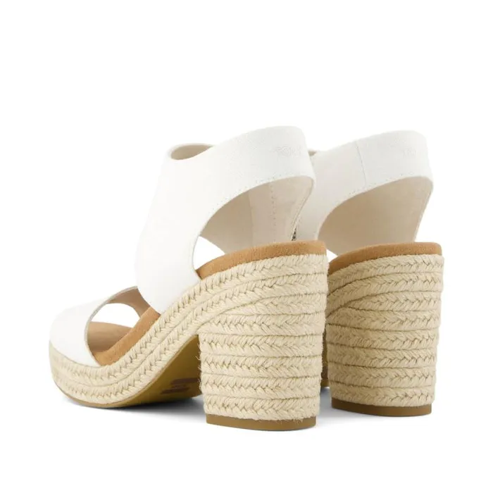 Toms Espadrilles Majorca Rope Platform Sandal White Canvas 8211 Women