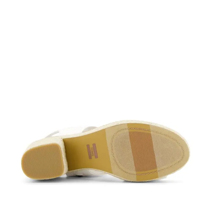 Toms Espadrilles Majorca Rope Platform Sandal White Canvas 8211 Women