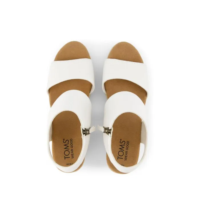 Toms Espadrilles Majorca Rope Platform Sandal White Canvas 8211 Women