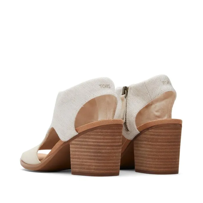 Toms Heels and Wedges Eliana Heeled Sandal Beige Suede 8211 Women Toms Heels and Wedges Eliana Heeled Sandal Beige Suede 8211 Women