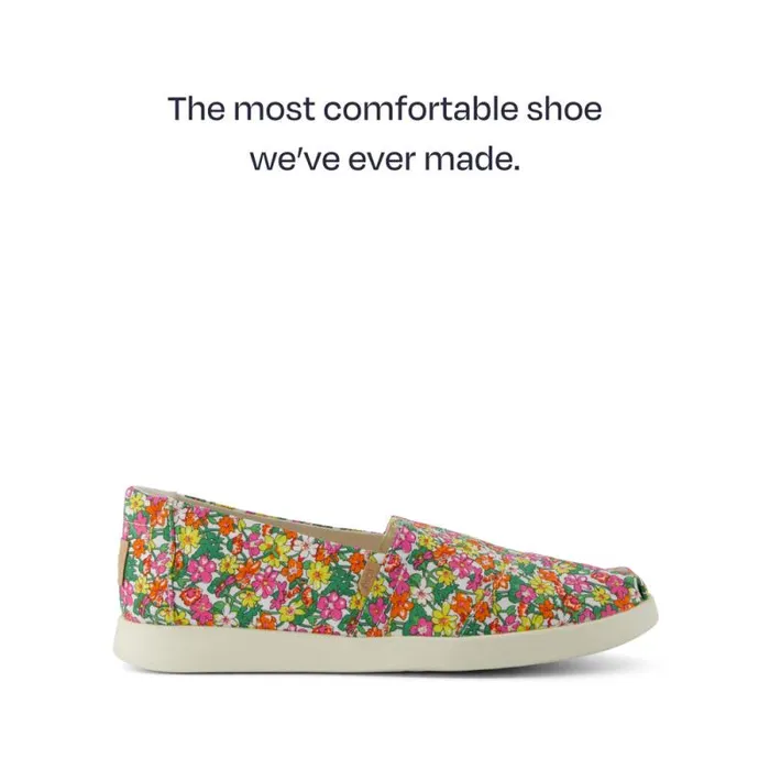 Toms Slip Ons Alpargata Plus Roses Liberty Print 8211 Women