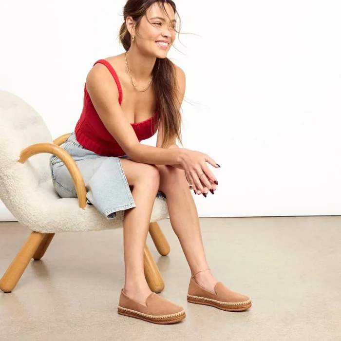 Toms Slip Ons Carolina Espadrille Brown 8211 Women