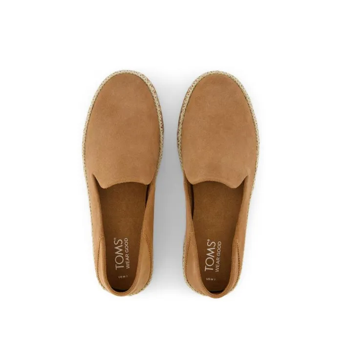 Toms Slip Ons Carolina Espadrille Brown 8211 Women