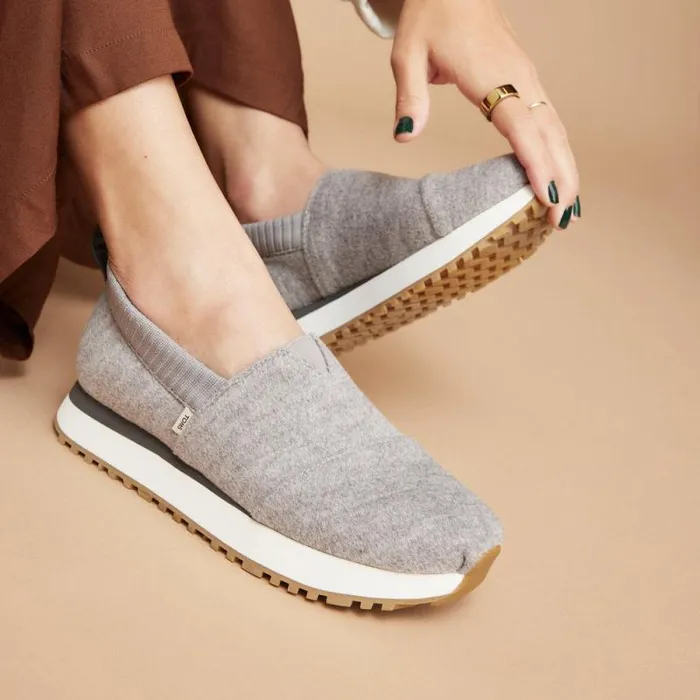 Toms Slip Ons Resident 20 Sneaker Grey Felt 8211 Women Toms Slip Ons Resident 20 Sneaker Grey Felt 8211 Women