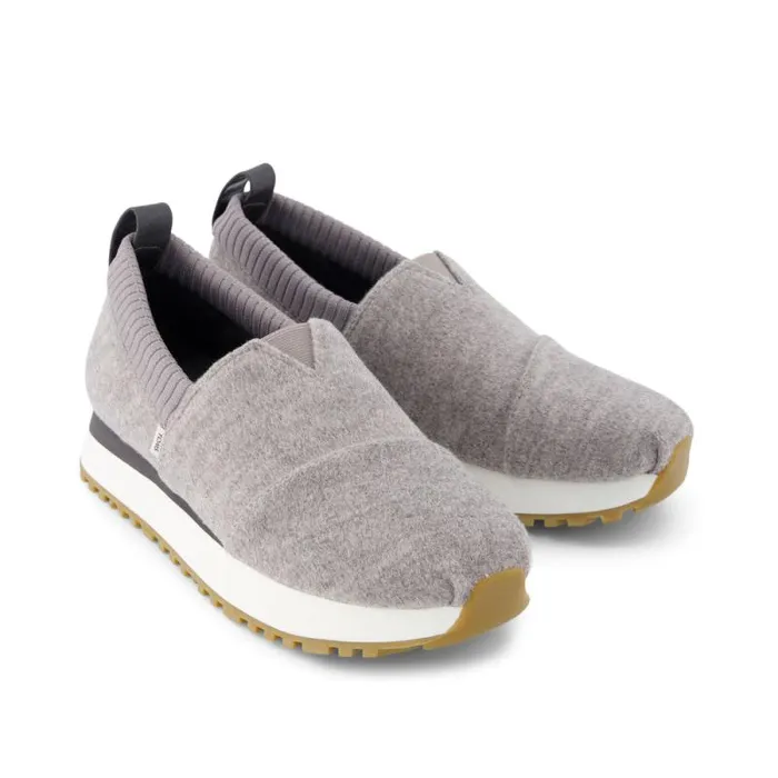 Toms Slip Ons Resident 20 Sneaker Grey Felt 8211 Women Toms Slip Ons Resident 20 Sneaker Grey Felt 8211 Women