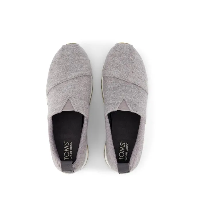 Toms Slip Ons Resident 20 Sneaker Grey Felt 8211 Women Toms Slip Ons Resident 20 Sneaker Grey Felt 8211 Women