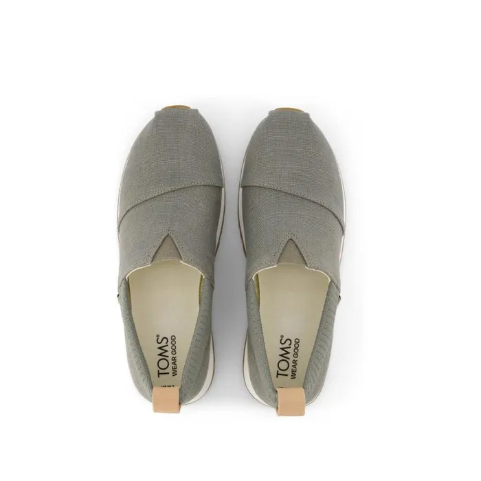 Toms Slip Ons Resident 20 Sneaker Vetiver Grey Heritage Canvas 8211 Women Toms Slip Ons Resident 20 Sneaker Vetiver Grey Heritage Canvas 8211 Women