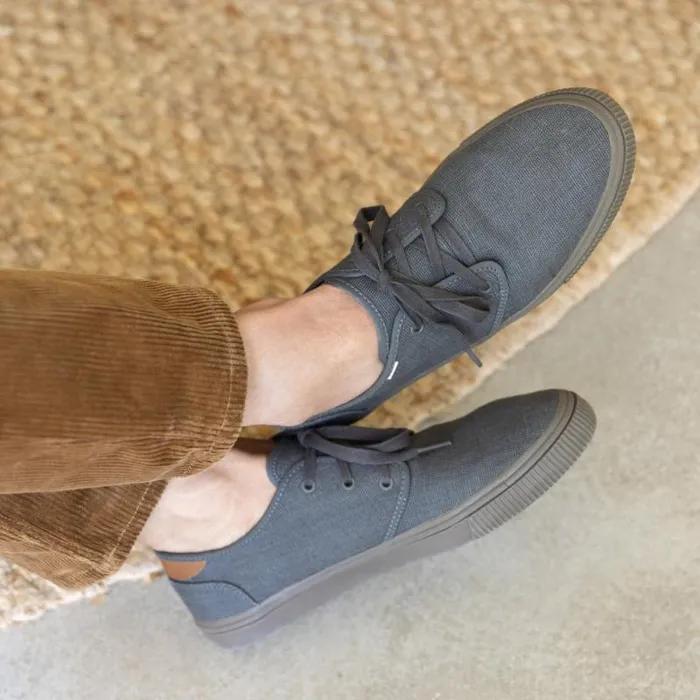 Toms Sneakers Carlo LaceUp Sneaker Smoky Graphite Heritage Canvas 8211 Men Toms Sneakers Carlo LaceUp Sneaker Smoky Graphite Heritage Canvas 8211 Men