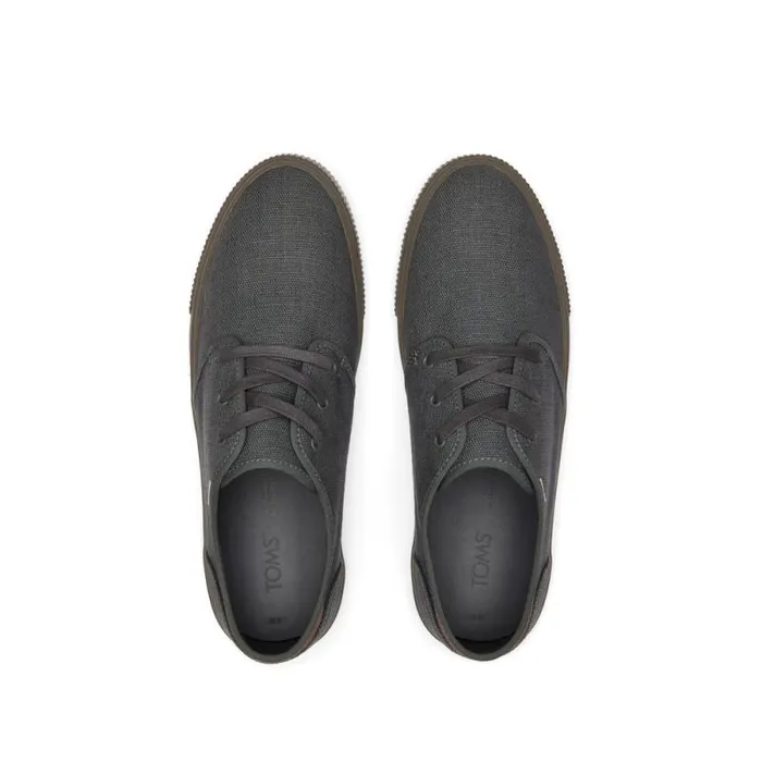 Toms Sneakers Carlo LaceUp Sneaker Smoky Graphite Heritage Canvas 8211 Men Toms Sneakers Carlo LaceUp Sneaker Smoky Graphite Heritage Canvas 8211 Men