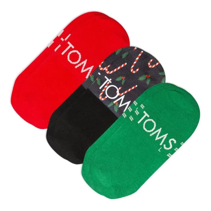 Toms Socks Classic No Show Socks 3 Pack Candy Cane Multi Holiday Print 8211 Gear Toms Socks Classic No Show Socks 3 Pack Candy Cane Multi Holiday Print 8211 Gear