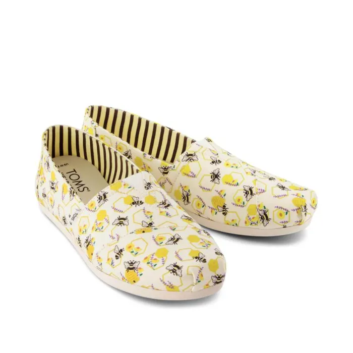 Toms TOMS Classics Alpargata Cloudbound Floral Honeycomb Bees 8211 Women