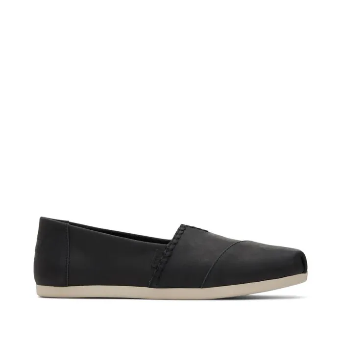 Toms TOMS Classics Alpargata Cloudbound Leather Black 8211 Women