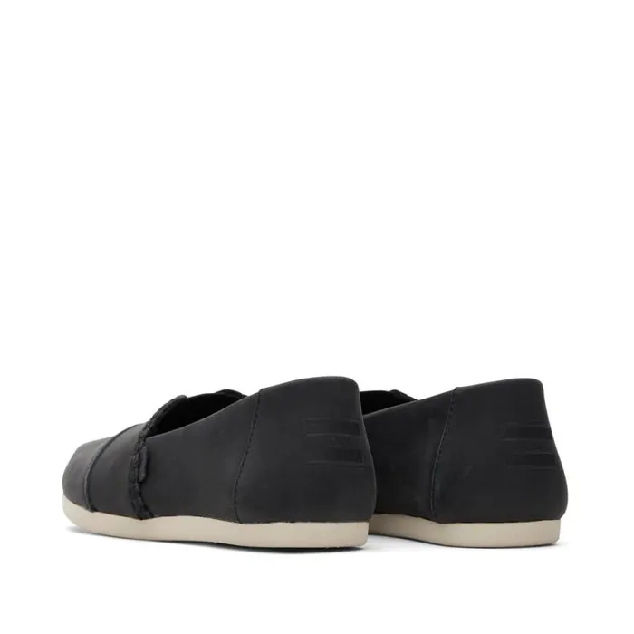 Toms TOMS Classics Alpargata Cloudbound Leather Black 8211 Women Toms TOMS Classics Alpargata Cloudbound Leather Black 8211 Women