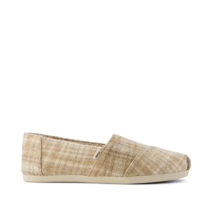 Toms TOMS Classics Alpargata Cloudbound Natural Cozy Plaid 8211 Women