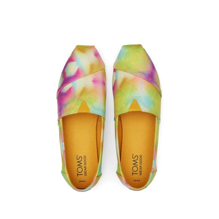 Toms TOMS Classics Alpargata Cloudbound Orange Sun Botanical 8211 Women Toms TOMS Classics Alpargata Cloudbound Orange Sun Botanical 8211 Women